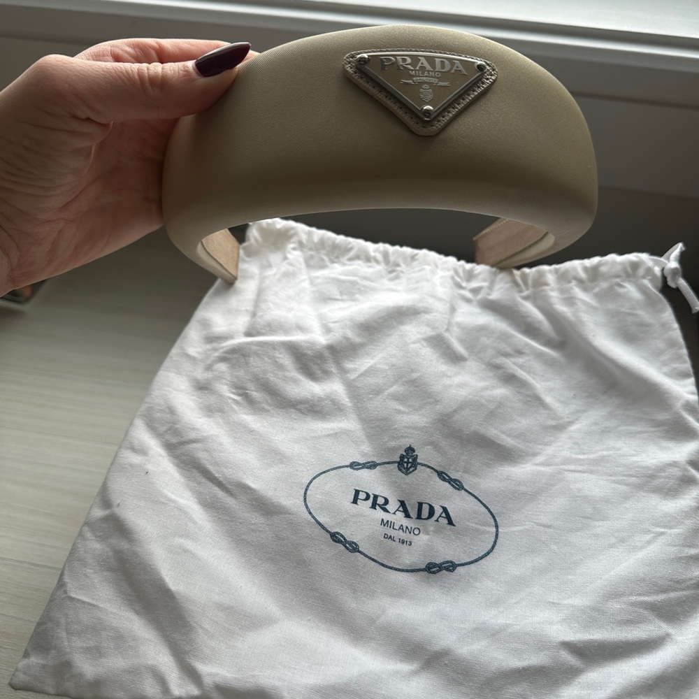 Prada Classic Cream Headband